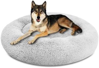 SAVFOX 45 inches Calming Donut Dog Bed by SAVFOX