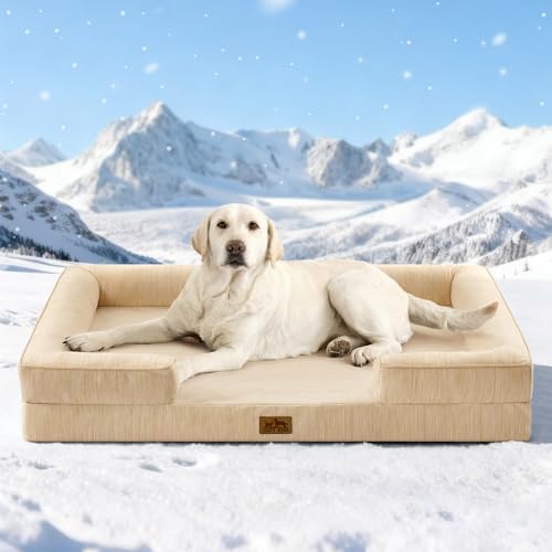 COZY KISS Orthopedic Dog Cooling Bed Washable by COZYKISS