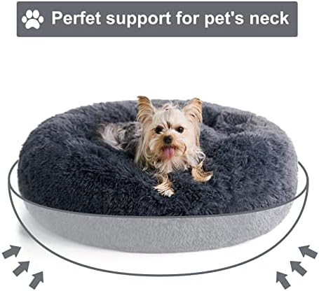 WNPETHOME Large Round Calming Dog Bed Cat Bed - Image 4
