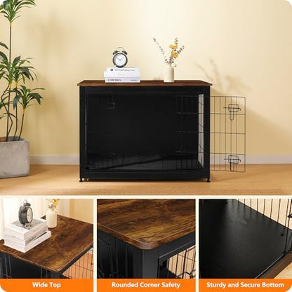 DWANTON 38.5" XL Dog Crate Furniture - Image 6