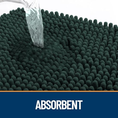 OLANLY Dog Door Mat for Muddy Paws 47x24, Super Absorbent Chenille Mud Mat - Image 3