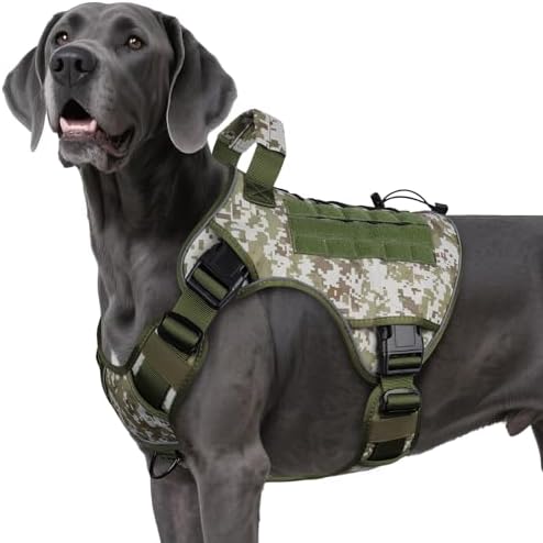 WINGOIN Tactical Dog Harness for Extra Large Dogs, No Pull Dog Harness by WINGOIN