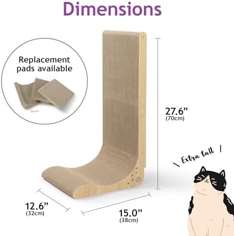 Necoichi Cardboard Cat Scratcher Wall - Image 5