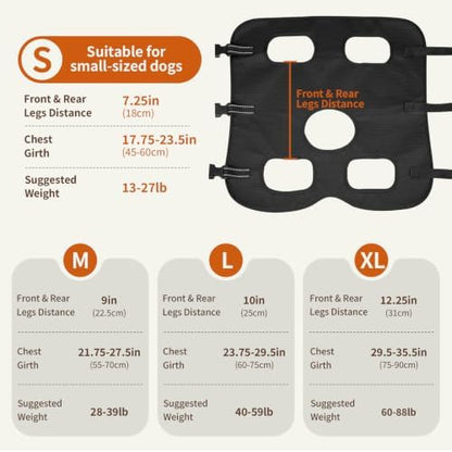 Mayerzon Full Body Dog Lift Harness, Support Senior & Disabled Dogs Walking - Image 5
