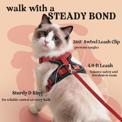 rabbitgoo Cat Harness and Leash Set, Escape Proof Vest - Image 5