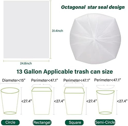 Inwaysin Ultra Thick & Strong Biodegradable Trash Bags - Image 6