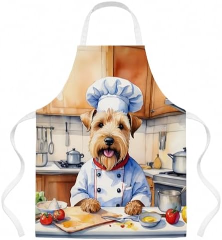 Caroline's Treasures Wheaten Terrier The Chef Apron Cooking Kitchen Server by CarolinesTreasures