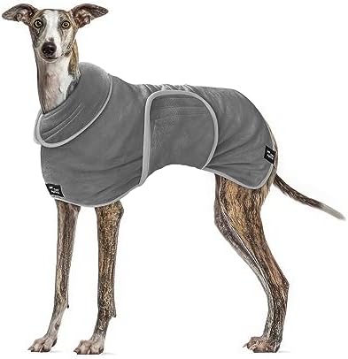 Tuff Pupper Fast Drying Dog Bath Robe | 800 GSM Plush Dog Towel by TuffPupper