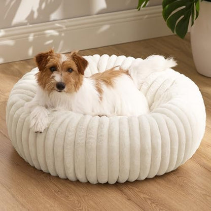 Bedsure ComfyFleece® Donut Small Dog Bed by BEDSURE