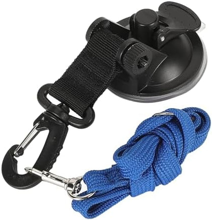 Dog Bathing Tether with Suction Cup, Adjustable Pet Bath Restraint Leash Puppy by HERCHR