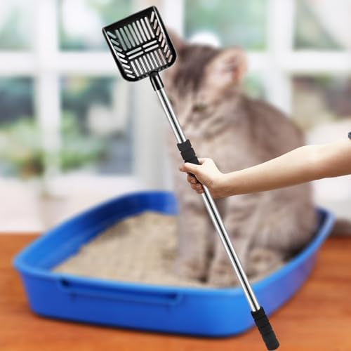 32 Inch Cat Litter Scooper Metal Long Handle Cat Litter Scoop - Image 4
