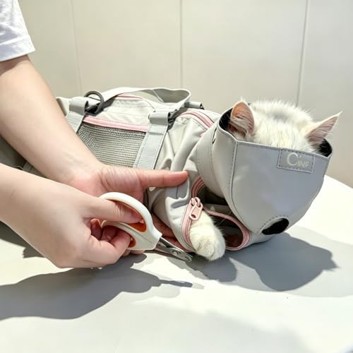 Cinf Cat Restraint Grooming Bag, Anti-Scratch Tool - Image 5