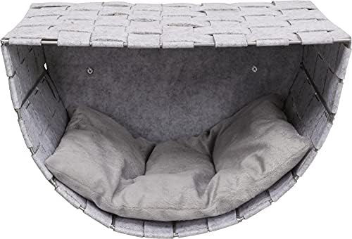Trixie Frehi Wall Mount Cat Condo Set, 2 Condos and 2 Steps, Light Gray - Image 7