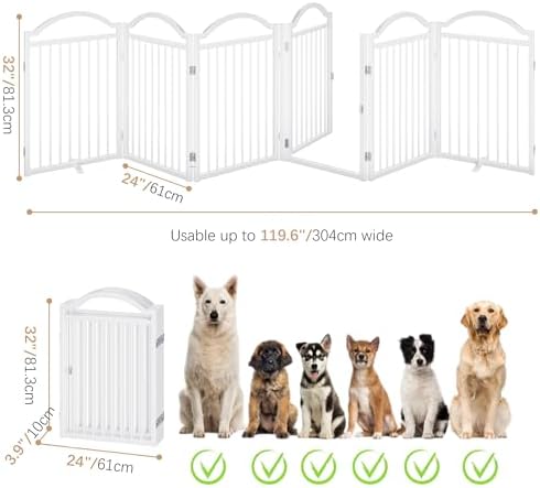 BHG Metal No-Assembly Freestanding Dog Gate - Image 4