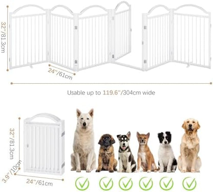 BHG Metal No-Assembly Freestanding Dog Gate - Image 4