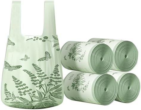 220pcs Small Trash Bags for Bathroom, Bedroom Waste Bin Tearing-free 4 Gallon by YYaaloa