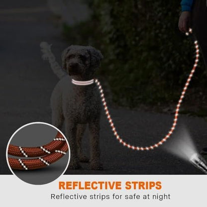 Taglory Rope Dog Leash for Small Medium Dogs, 6 FT Padded Handle - Image 5