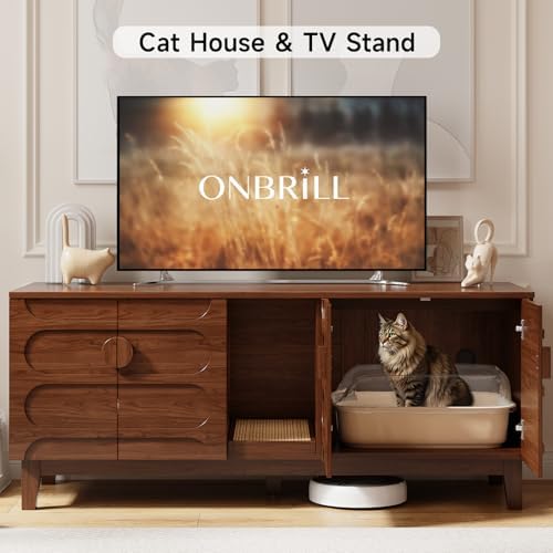 ONBRILL 63" Cat Litter Box Enclosure - Image 6