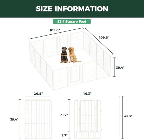 FXW Rollick Dog Playpen, Yard & RV Camping, 16 Panels - Image 6