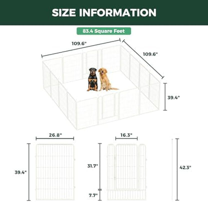 FXW Rollick Dog Playpen, Yard & RV Camping, 16 Panels - Image 6