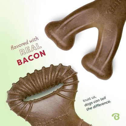 Benebone Tiny 2-Pack Dog Chew Toys, Real Bacon - Image 2