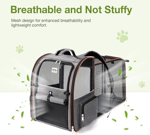 Extra Large Cat Backpack Carrier Expandable Pet Carrier Backpack - Image 5