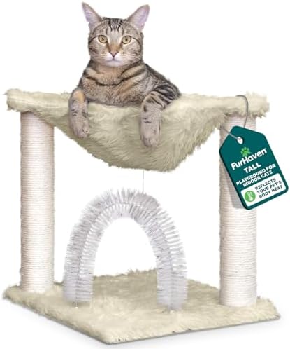 FurHaven 17.3" Tall Cat Scratching Post Tower by FurHaven