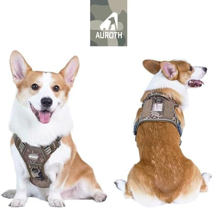 AUROTH Tactical Dog Harness Medium Sized Dog No Pull Adjustable Dog Vest - Image 2