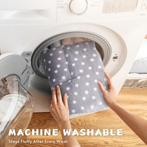 2-Pack Dog Blanket for Crate, Washable Reversible Plush Crate Liner - Image 5