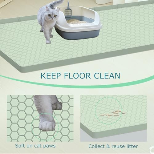 Cat Litter Mat, Silicone Large Cat Mat - Image 2