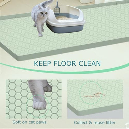 Cat Litter Mat, Silicone Large Cat Mat - Image 2