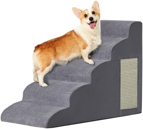 Ahpmeoa Dog Stairs for Small Dogs 22.6" H, Dog Ramp for Bed by Ahpmeoa