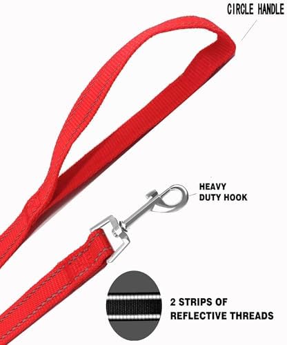Nylon Training Dog Leash for Small Medium Dogs, 15ft 20ft 30ft 50ft 100ft - Image 4