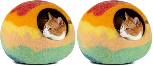 MEOWFIA Cat Cave – Premium Felt Cat Bed by MEOWFIA