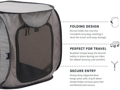 SportPet Designs Large Pop Open Kennel, Portable Cat Cage Kennel, Waterproof - Image 4