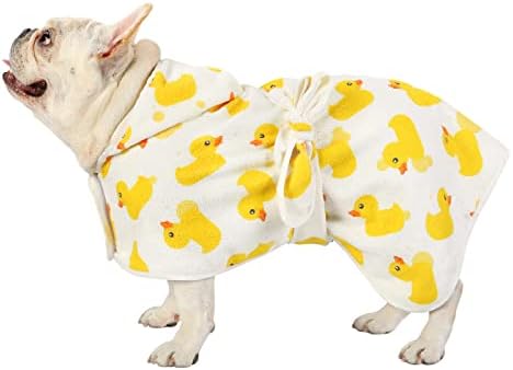 HDE Hooded Dog Bathrobe Quick Dry Towel Wrap - Image 3