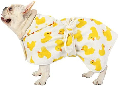 HDE Hooded Dog Bathrobe Quick Dry Towel Wrap - Image 3