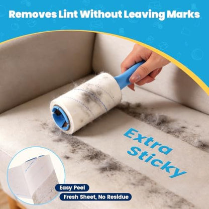 Extra Sticky Lint Roller for Pet Hair, 500 Sheets - Image 2