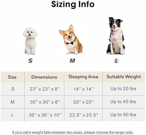 MIXJOY Dog Beds Large Sized Dogs, Washable Dogs Bed - Image 6
