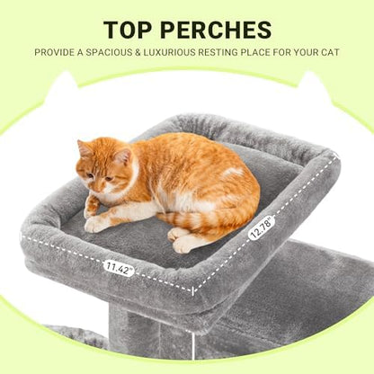 Allewie 64 Inches Multi-Level Cat Tree Tower - Image 3