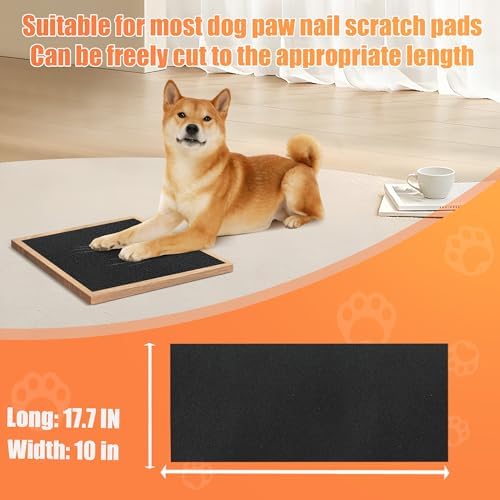6 PCS Pet Nail Self Adhesive Replacement Emery Paper, 10in*17.7in - Image 2