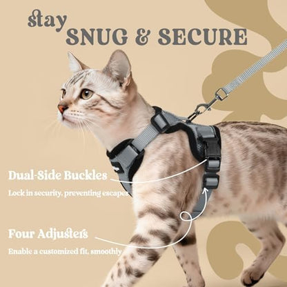 rabbitgoo Cat Harness and Leash Set, Escape Proof Vest - Image 6