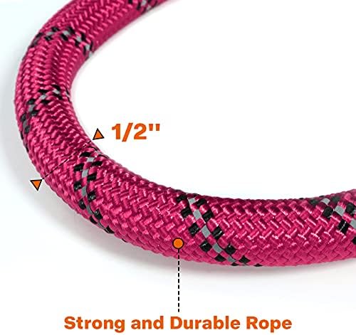 Taglory Rope Dog Leash for Medium Large Dogs, 6 FT Padded Handle - Image 3