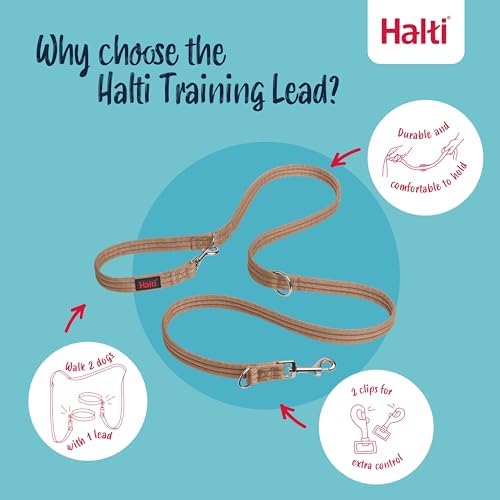 Halti Training Dog Leash | Size S, Desert Sand | 2m Length - Image 3