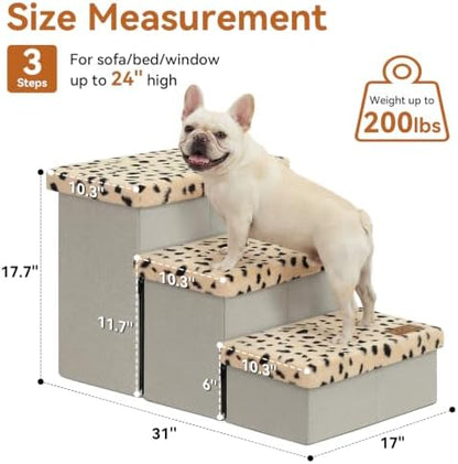 Zerbuger Dog Stairs with Storage - Image 2
