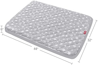 Waterproof Dog Bed Covers Replacement Lovely Grey Star Print, 32x44 Inches - Image 6