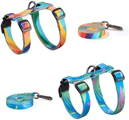 PetThem Adjustable Cat Harness and Leash Set Escape Proof by PetThem
