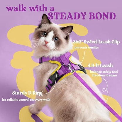 rabbitgoo Cat Harness and Leash Set, Escape Proof Vest - Image 5