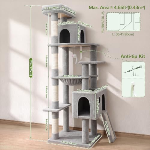 Globlazer F70 Pro Heavy Duty Cat Tree Tower - Image 6