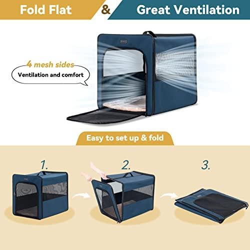 PETSFIT Soft Sided Dog Crate, Portable Dog Crate - Image 4